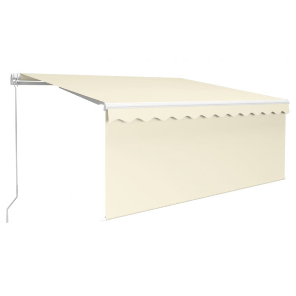 Toldo retrátil manual com estore 3.5x2.5 m cor creme M 2
