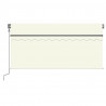Toldo retrátil automático com estore 3x2.5 m cor creme 3