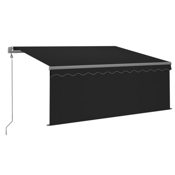 Toldo retrátil automático com estore 3x2.5 m antracite M 2