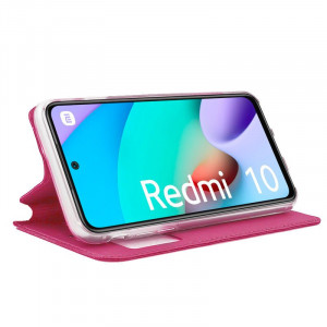 Fundação COOL Capa de Flip para Xiaomi Redmi 10 / Redmi 10 2022 Liso rosa H
