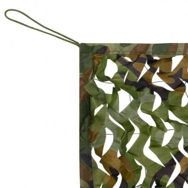 Red de camuflaje con bolsa de almacenamiento verde 5x7 m M 4
