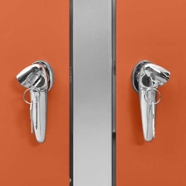 Cobertizo contenedor cuádruple acero inox 276.5x77.5x115.5 cm M 3