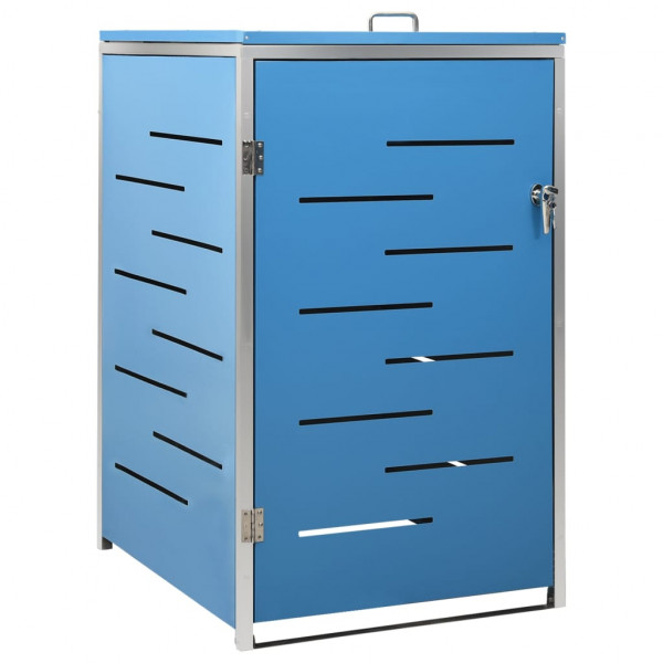 Cobertizo contenedor basura individual acero inox 69x77.5x115cm M 2