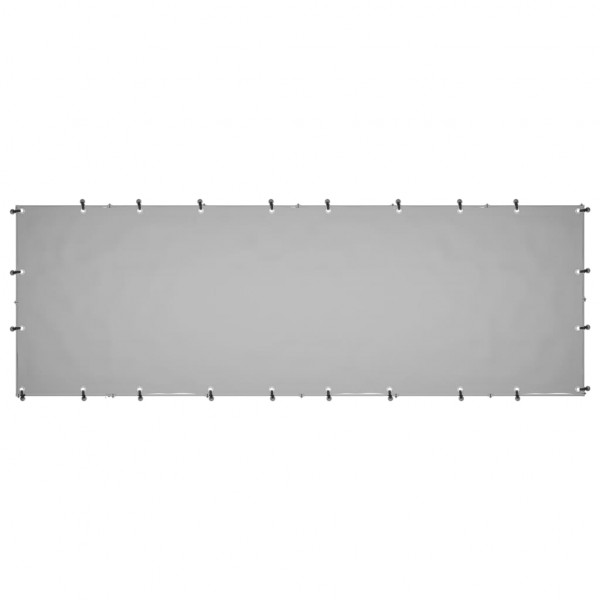 Perrera de acero plateado 330x110x110 cm M 4