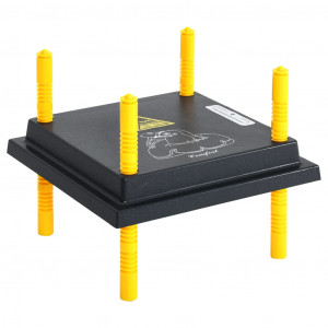 Placa de aquecimento para pintos e patinhos 25x25 cm H