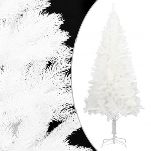 Árvore Natal artificial pré-iluminada c/ bolas branco H