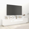 Mueble para TV con luces LED blanco 200x35x40 cm 5