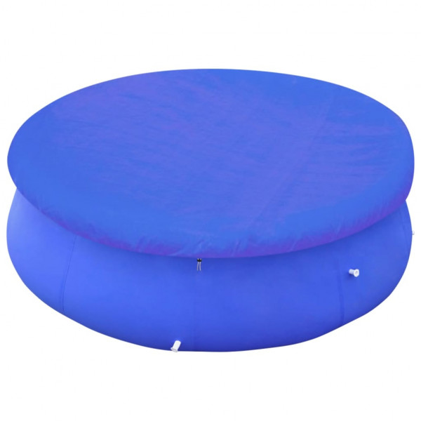 Coberturas de piscina redondas 2 pcs PE 460 cm 90 g/m² M 3