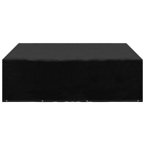 Capas para mobiliário de jardim 2 pcs c/ 12 ilhós 250x250x70 cm M 3