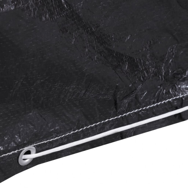 Capas para mobiliário de jardim 2 pcs c/ 12 ilhós 250x250x70 cm M 5