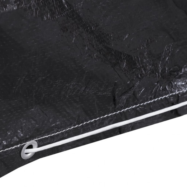 Capas para mobiliário de jardim 2 pcs c/ 12 ilhós 325x205x70 cm M 5