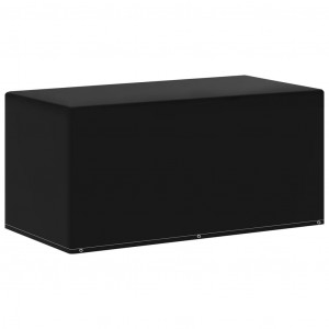 Funda para muebles de jardín 2 uds 6 ojales 160x80x75 cm H