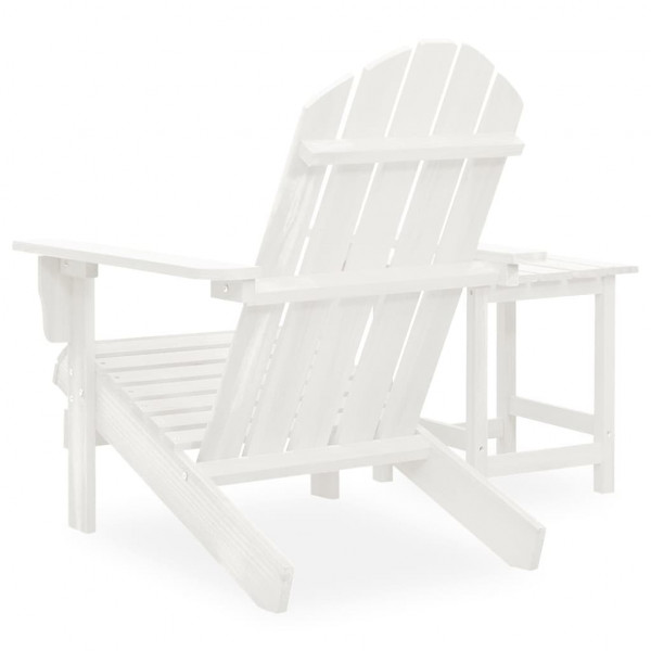 Cadeira de jardim Adirondack com mesa madeira de abeto branco M 4