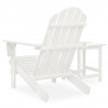 Silla con otomana y mesa jardín Adirondack macizo abeto blanco 4