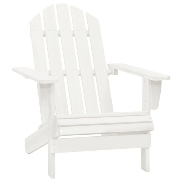 Silla con otomana y mesa jardín Adirondack macizo abeto blanco M 5