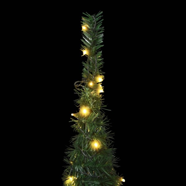 Árvore de Natal pop-up pré-iluminada com luzes verdes 180 cm M 3