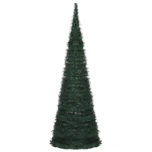 Árbol de Navidad emergente preiluminado con luces verde 180 cm M 5
