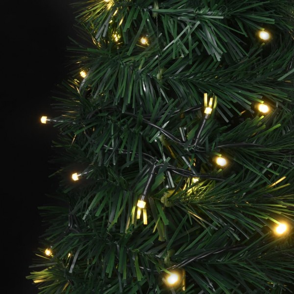 Árvore Natal pop-up artificial pré-iluminada 210 cm verde M 4