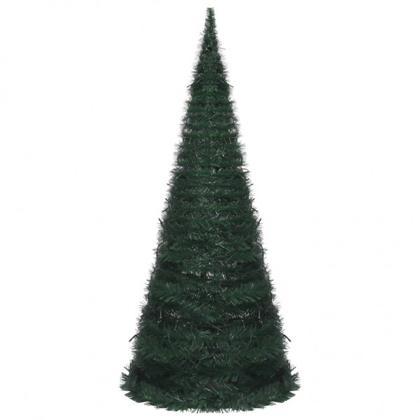 Árvore Natal pop-up artificial pré-iluminada 210 cm verde M 5