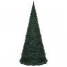 Árbol de Navidad emergente preiluminado con luces verde 210 cm 5