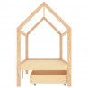 Estructura de cama infantil con cajones madera de pino 90x200cm 4