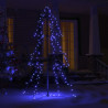Árvore de Natal em cone 160 LEDs 78x120 cm interior e exterior 4