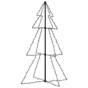 Árvore de Natal em cone 160 LEDs 78x120 cm interior e exterior H