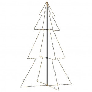 Árvore de Natal em cone 240 LEDs 118x180 cm interior e exterior H