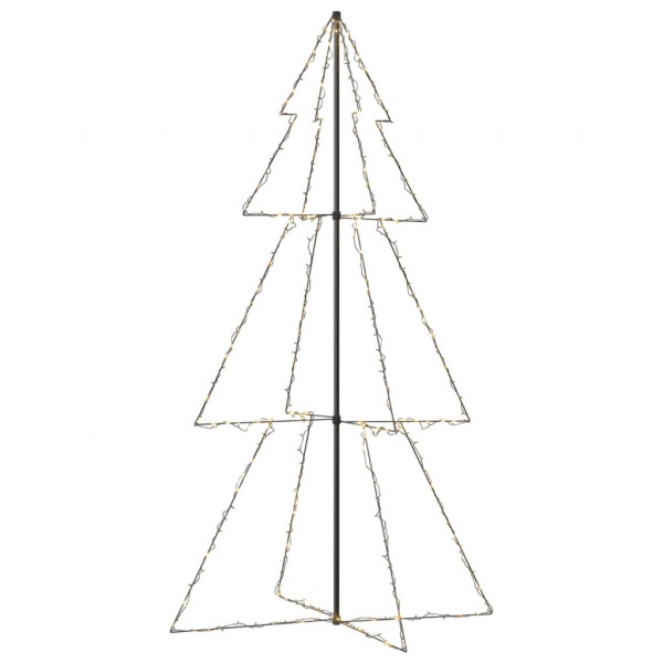 Árbol de Navidad 300 luces LED interior y exterior 120x220 cm M 2