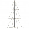 Árvore de Natal em cone 300 LEDs 120x220 cm interior e exterior 2
