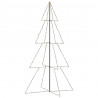 Árbol de Navidad 360 luces LED interior y exterior 143x250 cm 2