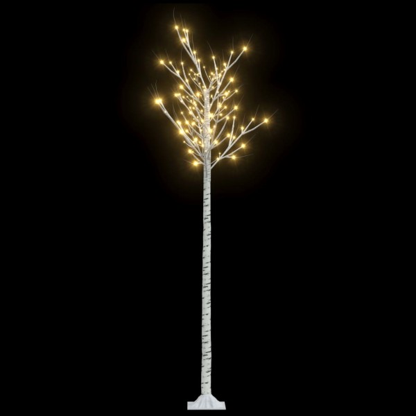 Árbol de Navidad LED blanco cálido sauce interior exterior 2.2m M 2