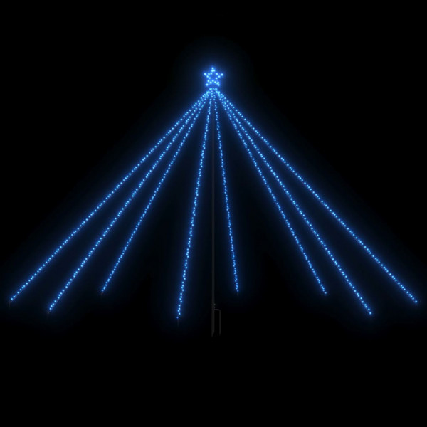 Luces de árbol de Navidad interior 576 LED azul 3.6 m M 2