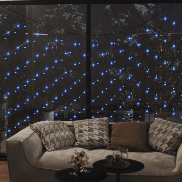 Red de luces de Navidad 204 LED azul 3x2 m interior/exterior M 3