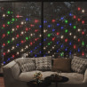 Rede de luzes de Natal 204 LED cores 3x2 m interior/exterior 3