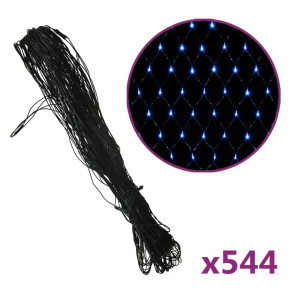 Red de luces Navidad 544 LED azul 4x4m interior/exterior H