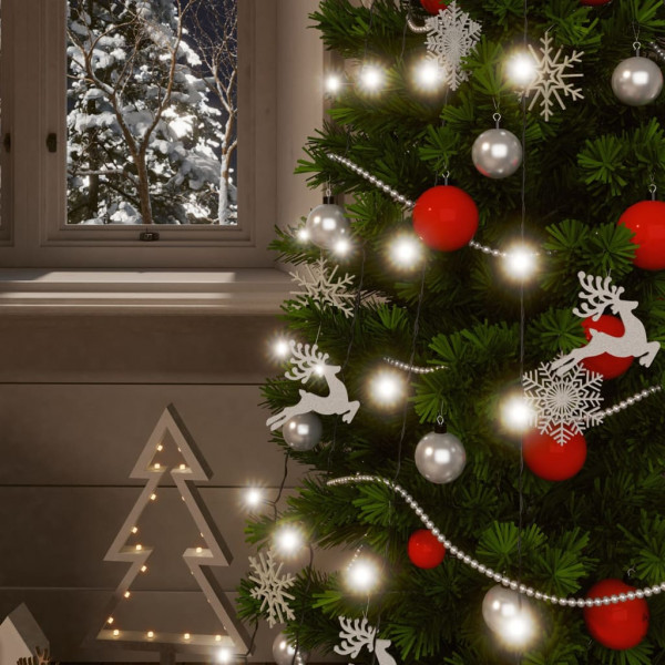 Tiras de luces solares LED 5 uds blanco frío interior/exterior M 3