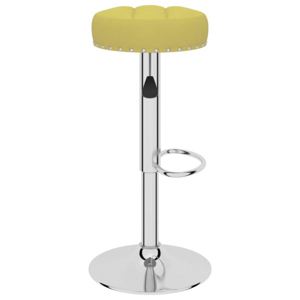 Bancos de bar 2 pcs tecido verde M 4