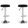 Bancos de bar 2 pcs couro artificial preto 1