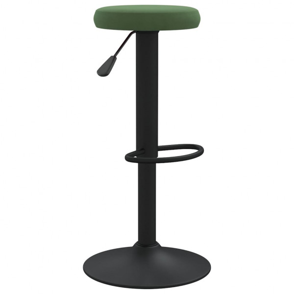 Bancos de bar 2 pcs veludo verde-escuro M 3
