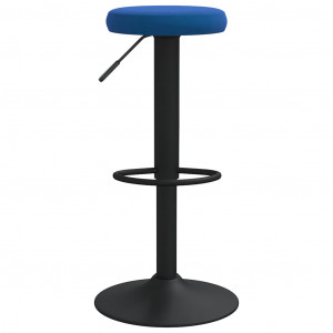 Bancos de bar 2 pcs veludo azul H