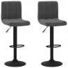 Bancos de bar 2 pcs veludo preto 1
