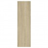 Estante de parede 75x16x55 cm contraplacado carvalho sonoma 5