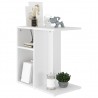 Mesa de apoio 50x30x50 cm contraplacado branco 3