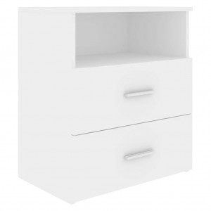 Mesa de cabeceira 50x32x60 cm branco H