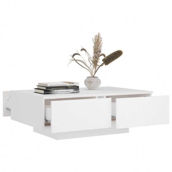 Mesa de centro 90x60x31 cm contraplacado branco M 3