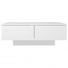 Mesa de centro 90x60x31 cm contraplacado branco 4