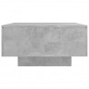 Mesa de centro de aglomerado gris 90x60x31 cm 5