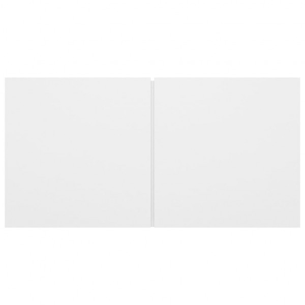 Muebles colgantes de TV 2 unidades blanco 60x30x30 cm M 5