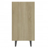 Aparador de madera contrachapada roble Sonoma 103.5x35x70 cm 5